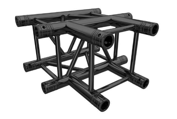 alquiler estructura truss negra